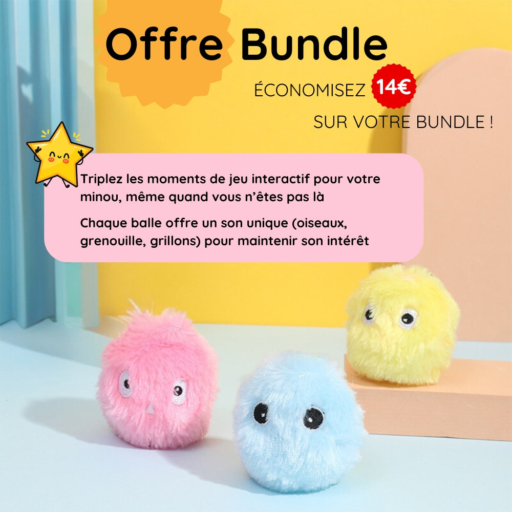 2 Balles Sensorielles Ludi Pour Bébé 6+ Mois - Textures Stimulantes - PVC Souple - 13cm